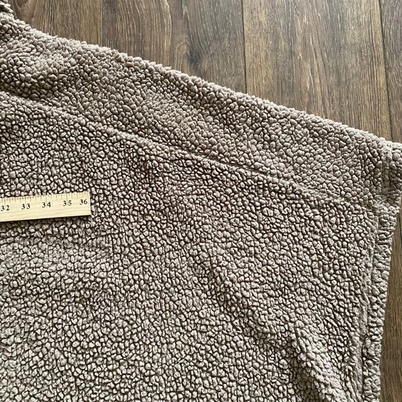 Koolaburra by UGG Cozy Brushed Back Sherpa Poncho w/ Hood 2X/3X A388384 - Picture 7 of 9